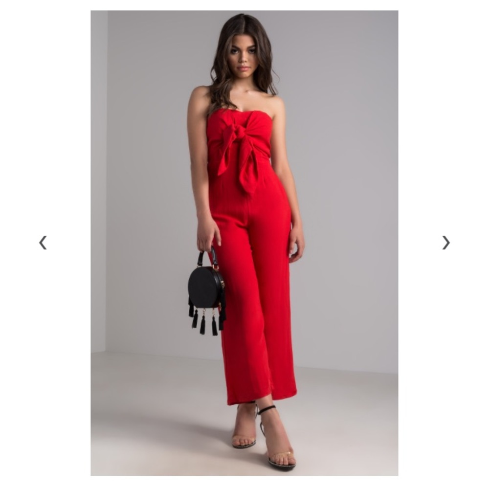 Beautiful Red Jumpsuit